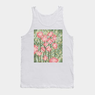 Rosey Pixel Meadow Tank Top